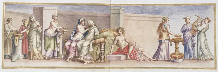 Ms Gen 1496 Plate XLI Aldobrandini Wedding, 1674